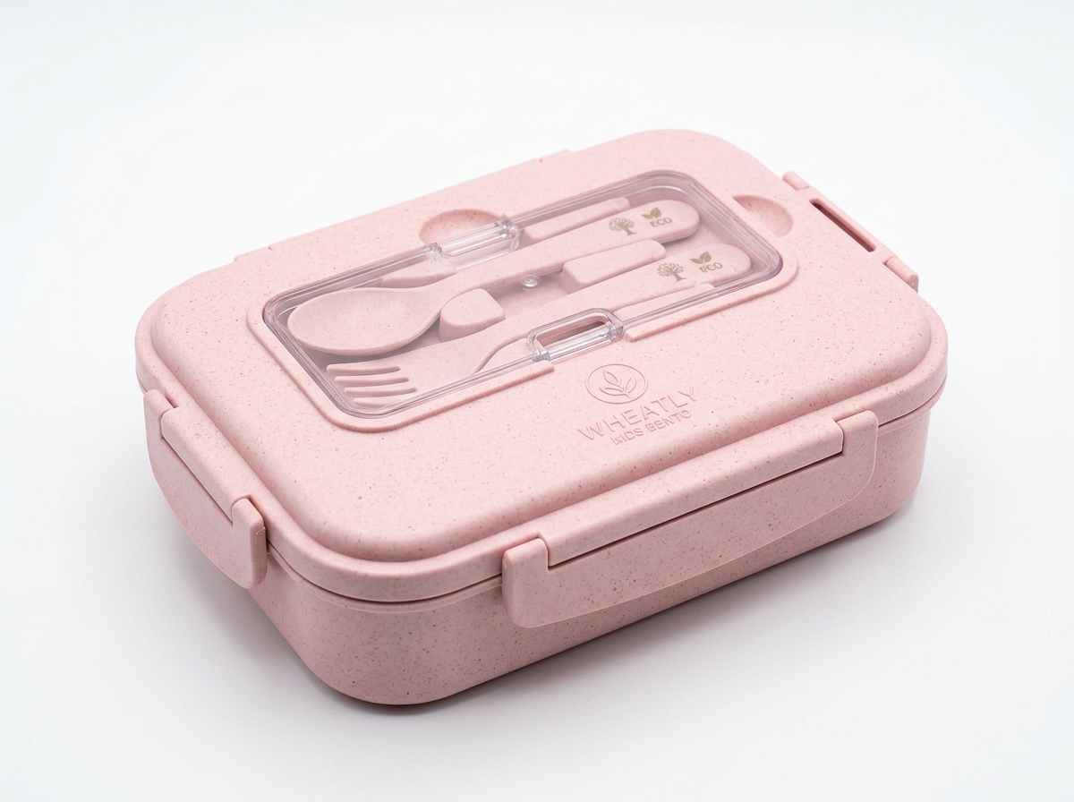 eazylunch All-in-One Bento Box with Cutlery Storage