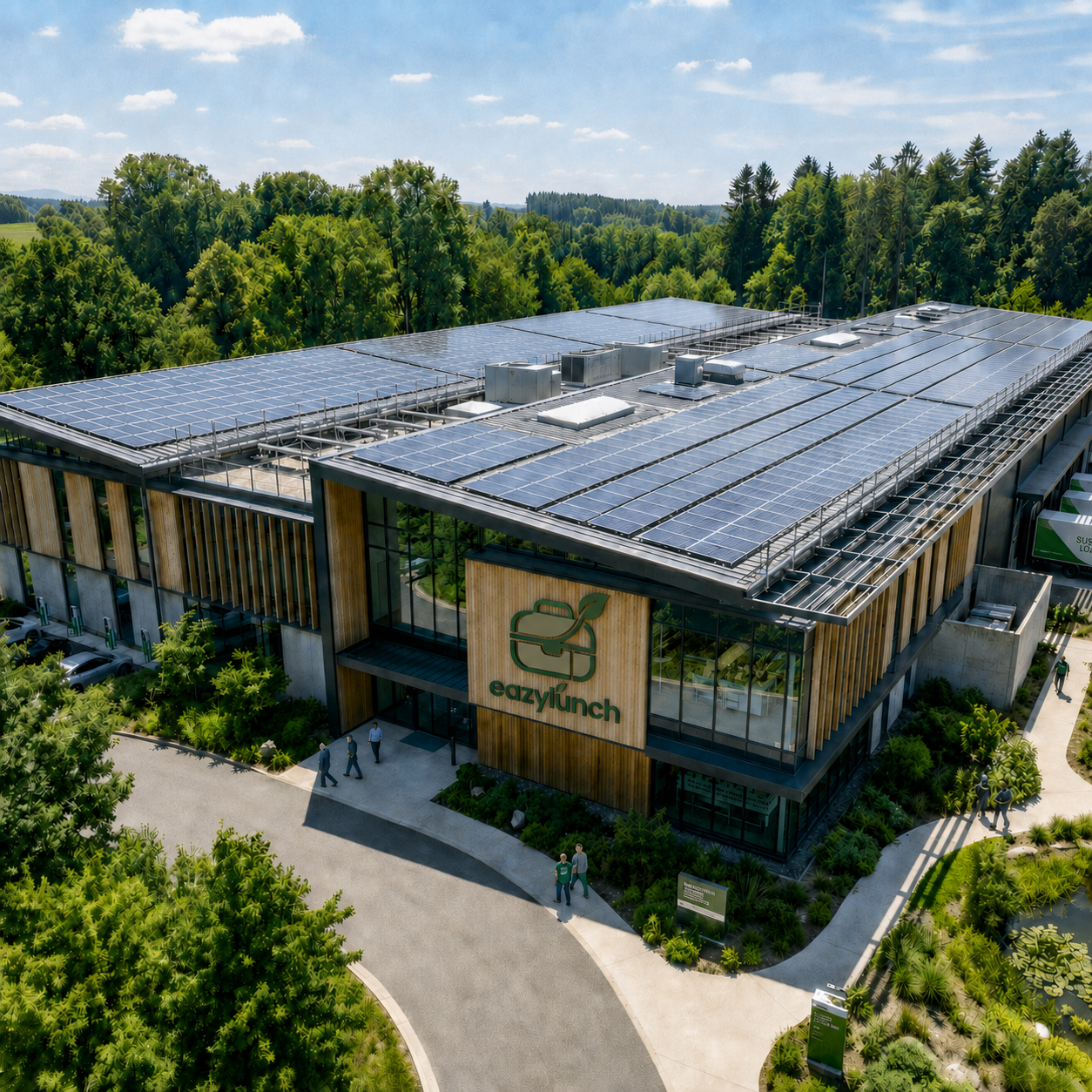 Jinjiang Naike Gifts green factory rooftop solar PV panels array